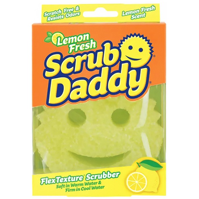 Губка-скрабер Scrub Daddy Lemon Fresh Лимон, 1 шт (609562/023054) -  Губка-скрабер Scrub Daddy Lemon Fresh Лимон, 1 шт (609562/023054) -